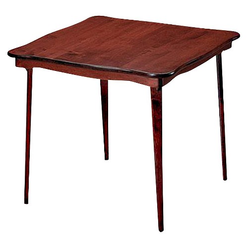 Solid Wood Folding Table Cherry - Statmore , Brown