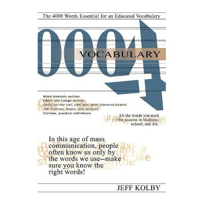 Vocabulary 4000 - by  Jeff Kolby (Hardcover)