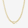 sanctuaire Round Chain Link Necklace Gold - 2 of 3