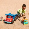 B. toys Dump Truck Duo 2 Toy Dump Trucks & 3 Beach Toys - 2 of 4