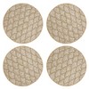 Saro Lifestyle Scallop Design Beaded Placemats (Set of 4) - image 3 of 4