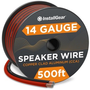 InstallGear 500ft 14 Gauge Speaker Wire, Red - 1 of 4