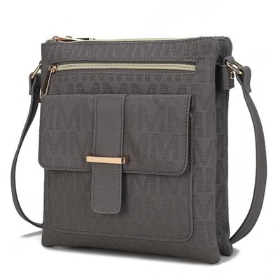 MKF Collection Janni Signature Embossed Crossbody Bag by Mia K