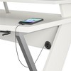 PAGED Modern Writing Desk Home Office Desks with USB Port, Computer Desk for Living Room, Study - 3 of 4