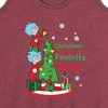 Women's - Dr. Seuss - Christmas Is A Family Thing Graphic Racerback Tank - 2 of 4