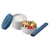 Zojirushi Ms. Bento 21oz Stainless Lunch Jar - Aqua Blue: Microwave Safe Food Storage Containers & Utensil Set - 2 of 4