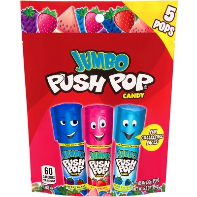 Jumbo Push Pop - 5ct
