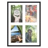 PosterPalooza | Black Finish Collage Frame - White Mat, 20 Frame Sizes to Choose From, UV Acrylic - 4 of 4