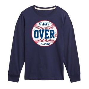Boys' - Instant Message - It Ain't Over Baseball Long Sleeve Graphic T-Shirt - 1 of 4