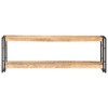 vidaXL TV Stand 47.2"x11.8"x15.7" Rough Mango Wood - 2 of 4