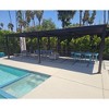 PURPLE LEAF  Outdoor Louvered Pergola with Adjustable Metal Roof for Patio Backyard Garden Grey Hardtop Gazebo - 2 of 4