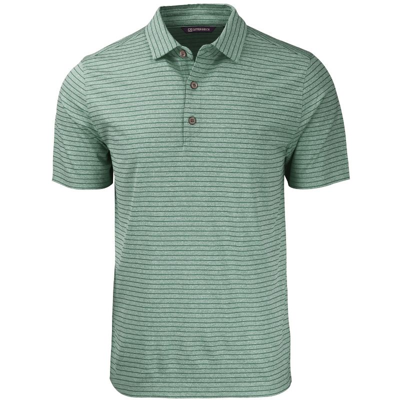 Cutter & Buck Forge Eco Heather Stripe Stretch Recycled Mens Polo, 1 of 3