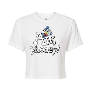 Women's - Disney - Donald Duck Cropped Graphic T-Shirt - 1 of 4
