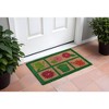 HomeRoots 18" X 30" Brown Coir Garden Tools Outdoor Spring Door Mat - 2 of 4