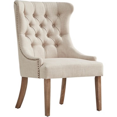 Calderon Upholstered Button Tufted Wingback Chair - Inspire Q