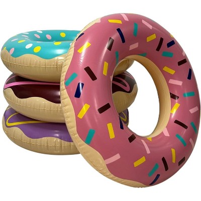 Inflatable Swim Donut, Pool Floats for Kids and Adults, Swimming Inflatables - Perfect for Summer Fun