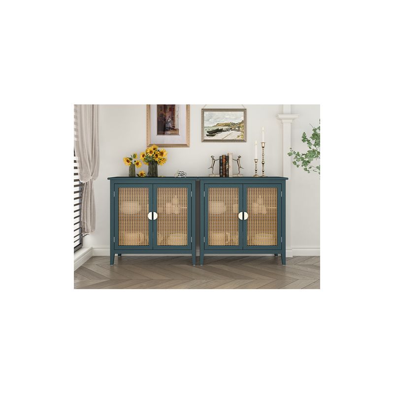 Archie Ash Wood Veneer 2 door  And Pine Legs Accent Cabinet with 1  Inner Shelf-Maison Boucle, 4 of 11
