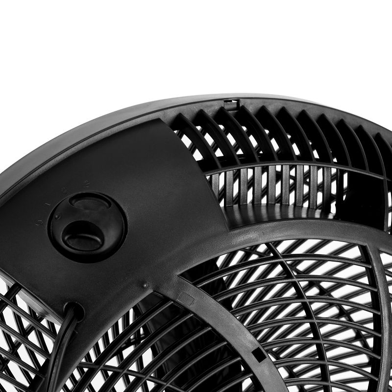 Air Monster 16 Inch 3 Speed Adjustable Tilt Floor Fan in Black, 4 of 7