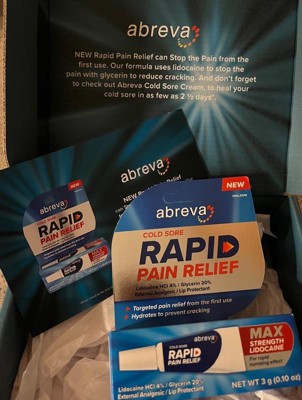 Abreva Cold Sore Rapid Pain Relief