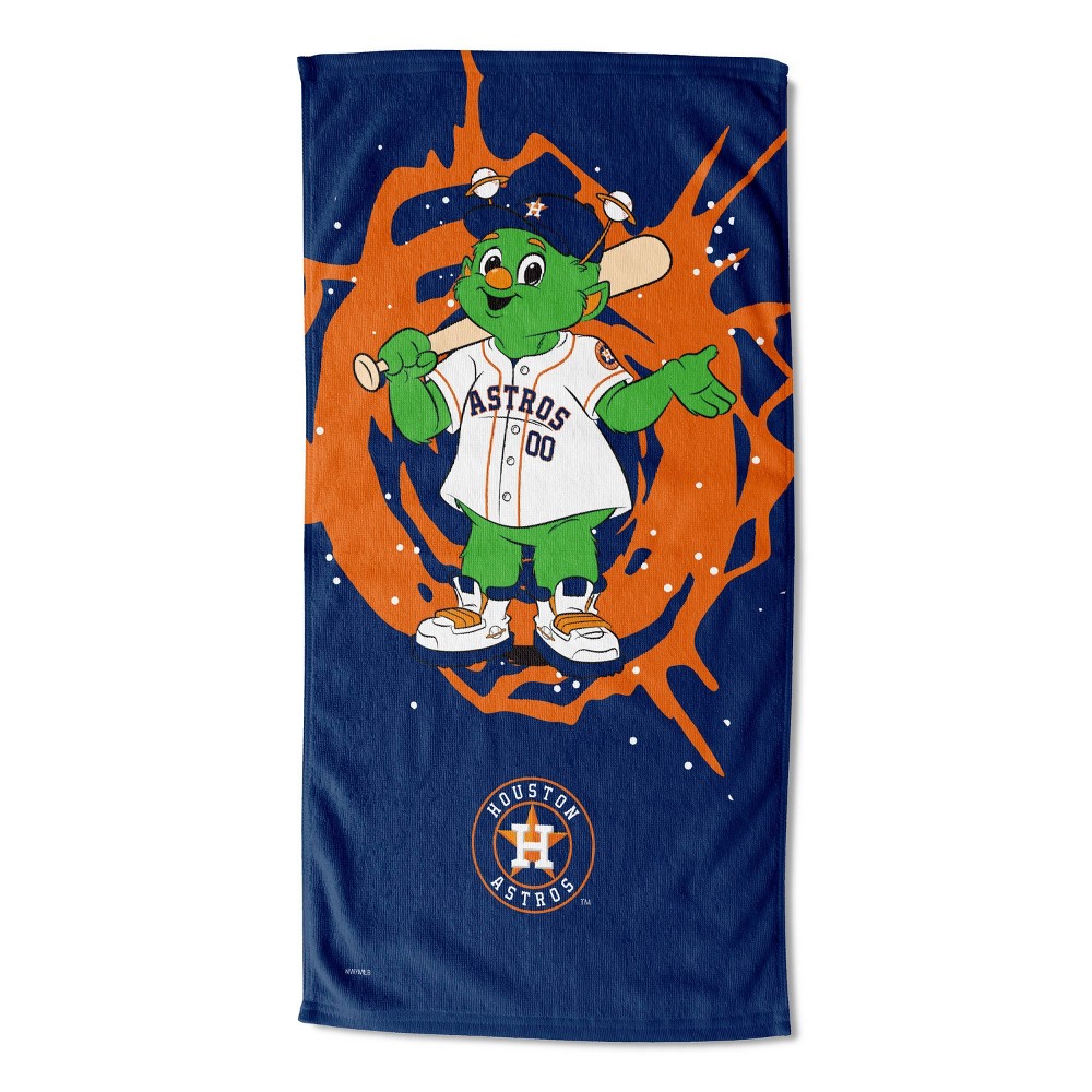 Photos - Towel 30"x60" MLB Houston Astros Mascot Printed Beach 