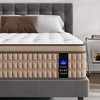 Whisen 14" King Hybrid Mattress, Memory Foam Mattress, Pocket Innerspring, Fiberglass-Free - Beige & White - 3 of 4