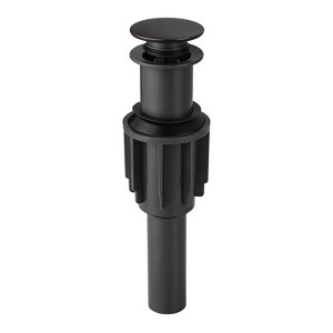 WOWOW Pop Up Drain without Overflow for Bathroom Faucet in Brushed Nickel - 1 of 4