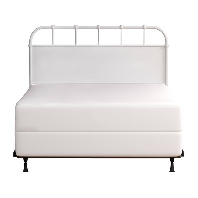 Full/Queen Grayson Metal Headboard with Frame White - Hillsdale Furniture