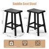 Dolonm 2-Pack Bar Stools for Counter Height 29", Recycled Resin, Anti-Slip, 300lb Capacity, Easy Assembly for Kitchen/Outdoor/Home Bar - 4 of 4