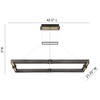 Eurofase Lighting Admiral 1 - Light Chandelier in  Matte Black/Gold Painting - 2 of 3