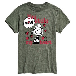 Men's - Peanuts - Patty Stole My Heart Short Sleeve Graphic T-Shirt - 1 of 4