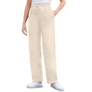 Woman Within Tall Better-Fleece Pull-On Drawstring Sweatpants - 1 of 4