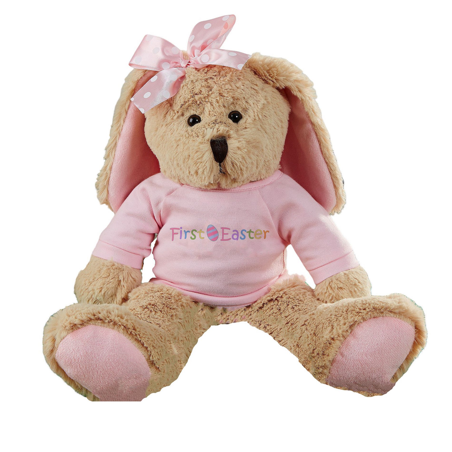 Personalization Mall My First Easter Plush Bunny, Pink