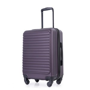 NAYSAYE 20 Inch Carry On Luggage Lightweight ABS Spinner Suitcase with Adjustable Handle for Air Travel, 14.57"*9.06"*21.65" - 1 of 4