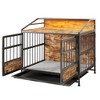 Grungis Dog Crate for Large/Medium Dogs,Dog House with Storage and Double Doors,Dog Kennel for Indoor - 4 of 4