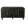 Vynxaria 59'' Farmhouse Curved Vintage Storage Sideboard ¨C Large Wooden Handles, Adjustable Shelves for Kitchen & Dining Room - 2 of 4