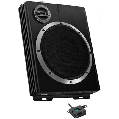 SoundStorm LOPRO10 10" 1200W Car Audio Slim Under Seat Powered Subwoofer Sub