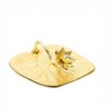 Classic Touch Gold Square Napkin Holder with Lotus Flower Design - 2 of 3
