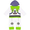 Disney Pixar Toy Story Buzz Lightyear Zip Up Cosplay Coverall Newborn to Toddler - 4 of 4