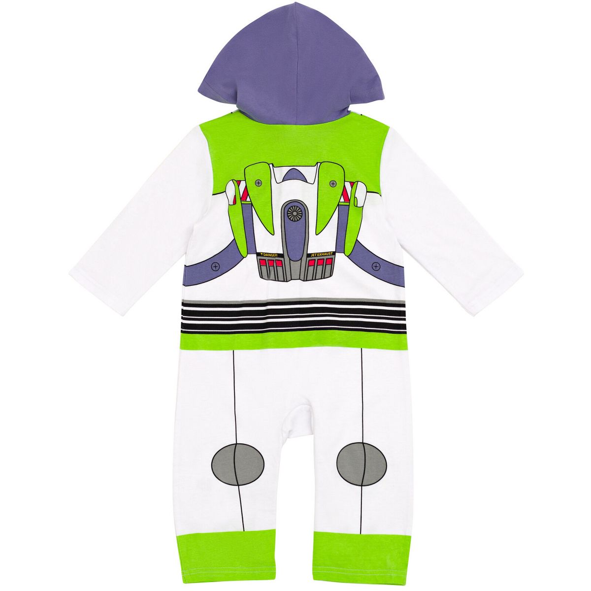 Disney Toy Story Buzz Lightyear Baby Boys' Cosplay Hooded One Piece Infant - thumbnail 6