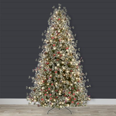 Best Choice Products Pre-lit Holiday Christmas Pine Tree W/ Snow Flocked  Branches, Warm White Lights : Target