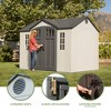 Lifetime 10 Ft. x 8 Ft. Outdoor Storage Shed (60243) - 3 of 4
