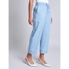 Jones New York Petite Tie Waist Stitch Hem Pant - 2 of 3