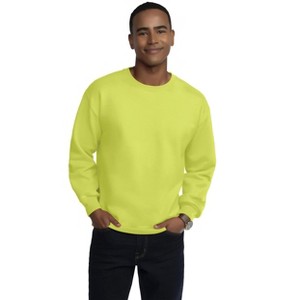 Fruit of the Loom Mens Eversoft Fleece Extended Sizes Crewneck Sweatshirts - 1 of 3
