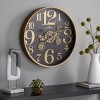 Harrietta Gear Clock - Black/Gold - SEI - 2 of 4