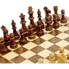 WE Games Classic Staunton Wood Chess Set, Wood Board 15 in., 3.75 in. King - 3 of 4