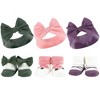 Hudson Baby Infant Girl 12Pc Headband and Socks Giftset, Purple Green Fall Botanical, One Size - 2 of 3