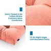Outdoor Chair Cushions,3 Piece Loveseat Outdoor Cushions Set,Tufted/Wicker Patio Cushion for Patio Furniture All Weather,44"x19"x5" - 4 of 4