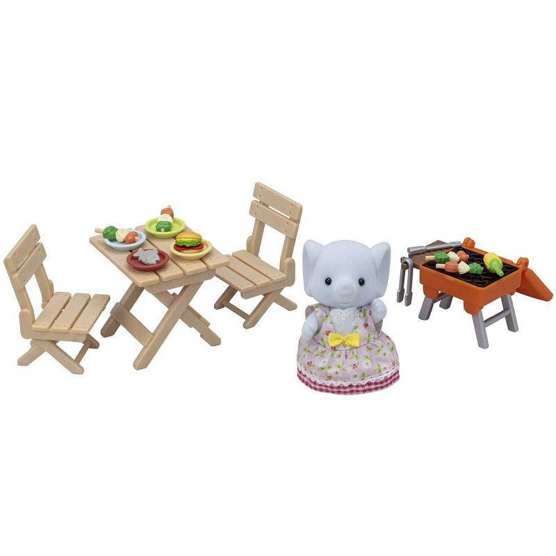 Calico Critters BBQ Picnic Set Elephant Girl, 1 of 5
