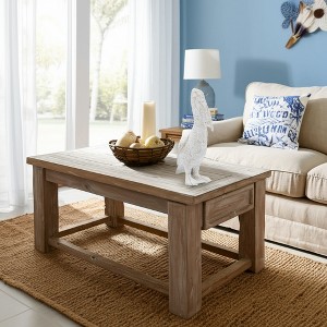 Figurine Ceramic Ceramic Distressed Texture Pelican Design 14" White Coastal Decor for Home Office Bedroom Living Room - 1 of 4