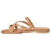 Journee Collection Womens Fanny Tru Comfort Foam Slide Low Block Heel Sandals Tan 6.5 - 2 of 4